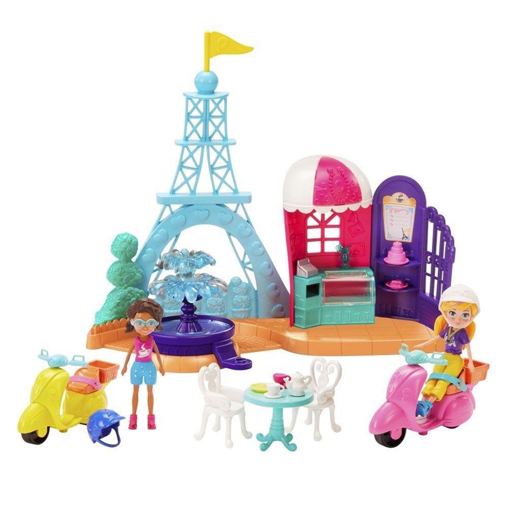 Set de Juego Polly Pocket Perfectly Paris de 15+ Piezas 4+ Años Polly Pocket Aventura en P…