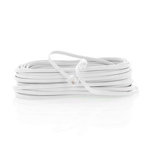 Cable De Teléfono 4 Conductores De 15.24 Metros - Ace