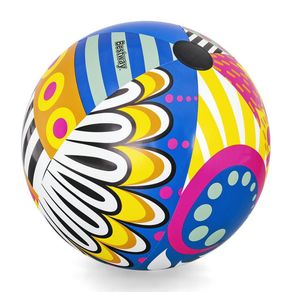 Pelota de Playa Inflable con Diseño Colorido y Divertido