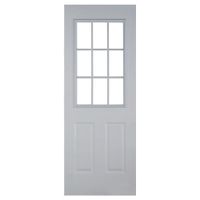 Puerta de Acero 9 Luces - Globales Varios Tamaños