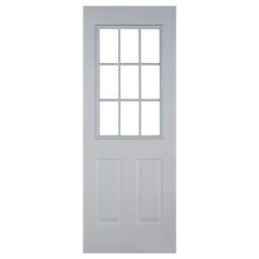 Puerta de Acero 9 Luces - Globales Varios Tamaños