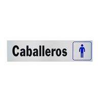 Rótulo Caballeros Pequeño 5.1 X 20.3 - Hy Ko