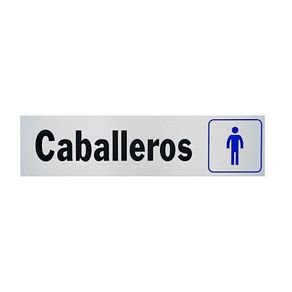 Rótulo Caballeros Pequeño 5.1 X 20.3 - Hy Ko
