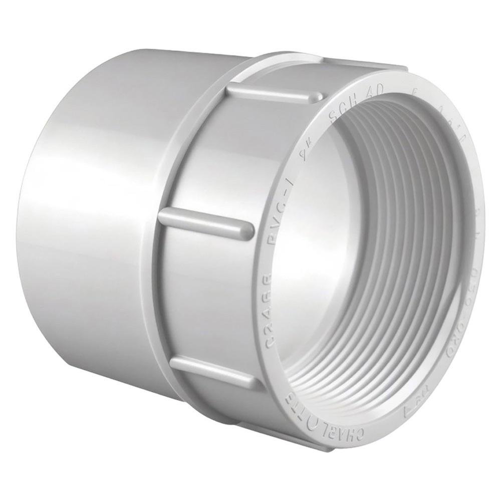 Adaptador Hembra de PVC con Rosca de 1 1/2 Plg