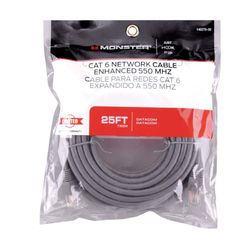 Cable De Datos Utp Categoría 6 7.62 Metros - Monster