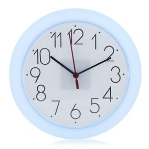 Reloj De Pared Azul 25.5X25.5X3.5 - Flor De Liz