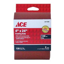 Lija De Banda 4 Plg X 24 Plg Grano 120 - Ace