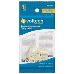 Interruptor 3 Vías Sencillo Italiana - Volteck Varios Colores