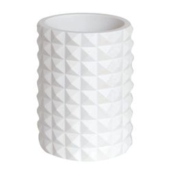 Vaso Mosaico Blanco