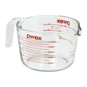 Taza Medidora De Vidrio 4 Tz