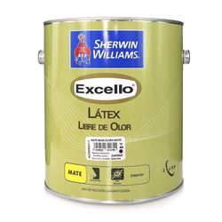 Excello Látex Libre De Olor Mate Base Extra White 1 Gal - Sherwin Williams