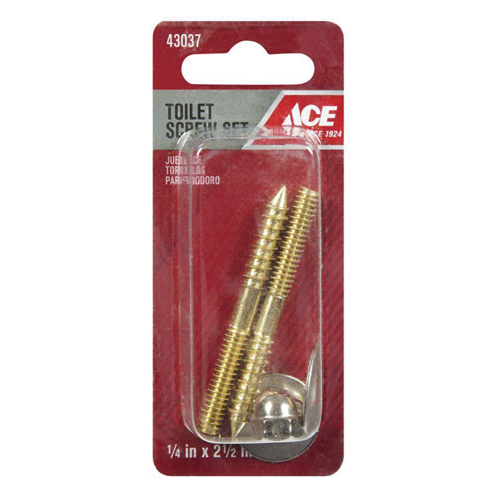Tornillo para Tanque de Sanitario 1/4 Plg Doble Rosca