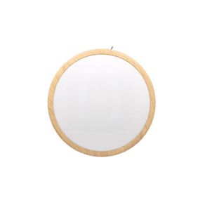Plafón Led Redondo Luz Blanca Madera 25w - Ikelite