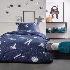 Set De Duvet Diseño Espacial Imperial 2 Pzas