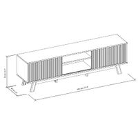 Mueble Para Televisor Neptuno 181X38X55 Cm - Z