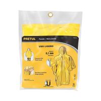 Poncho Con Capucha Unitalla - Pretul