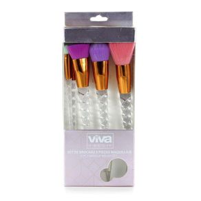 Set De Brochas 5 Piezas Maquillaje - Viva