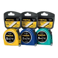 Cita Métrica De 3/8 Pulgadas X 5 M Color Amarillo - Pretul
