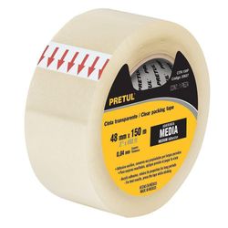 Cinta De Empaque Transparente De 2 Plg X 164 Yardas - Pretul