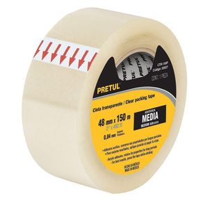 Cinta De Empaque Transparente De 2 Plg X 164 Yardas - Pretul
