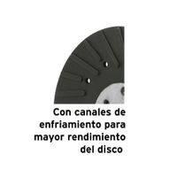 Disco De Soporte 4 1/2 Plg - Truper