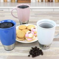 Taza Térmica Con Tapa De 15 Oz Colores Surtidos - Mr. Coffee