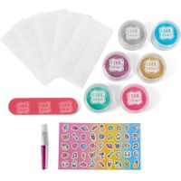 Kit De Uñas Cool Maker Glitter - Go Glam