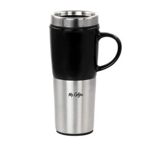 Pocillo Térmico Con Tapa De Acero Inoxidable De 16 Oz - Mr. Coffee