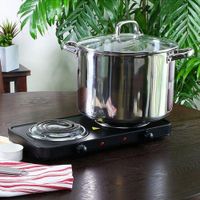 Olla De Acero Inoxidable Con Tapa De Vidrio Templado 15 Lts - Oster