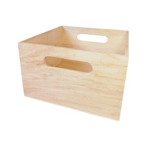 Caja De Madera Apilable Cybido De 10x10x6 Plg - Modular