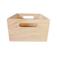 Caja De Madera Apilable Cybido De 10x10x6 Plg - Modular