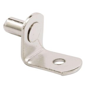 Soporte Acero De 1/4 Plg 20 Lbs Plateado 8 pzas - Prime Line