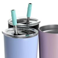 Vaso Térmico Con Tapa Y Pajilla De 23 Oz Colores Surtidos - Mr. Coffee