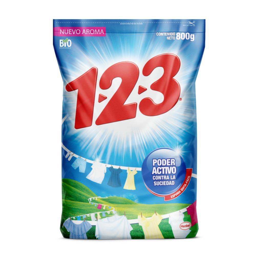 Detergente en Polvo para Ropa Poder Activo 800 g