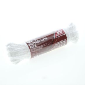 Lazo Polipropileno 1/4X50 Trenzado Blanco Ace