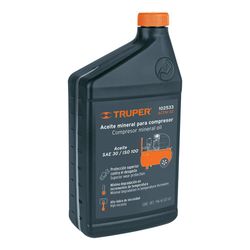 Aceite Mineral Para Compresor SAE 30 ISO 100 946 Ml - Truper