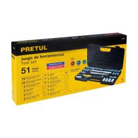Set Herramientas Para Mecánica 51 Pzas - Pretul