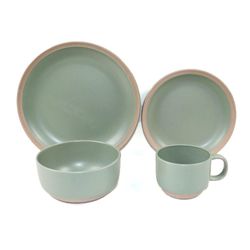 Vajilla De Cerámica 16 Pzas - Toscana Varios Colores
