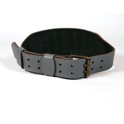 Cinturón Para Fitness Gris - Warfit Varias Tallas