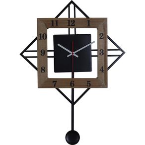 Reloj De Pared Estilo Péndulo 40x4.5x60 Cm - Concepts