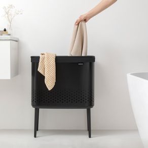 Canasta De Lavandería Negro 60 L - Brabantia