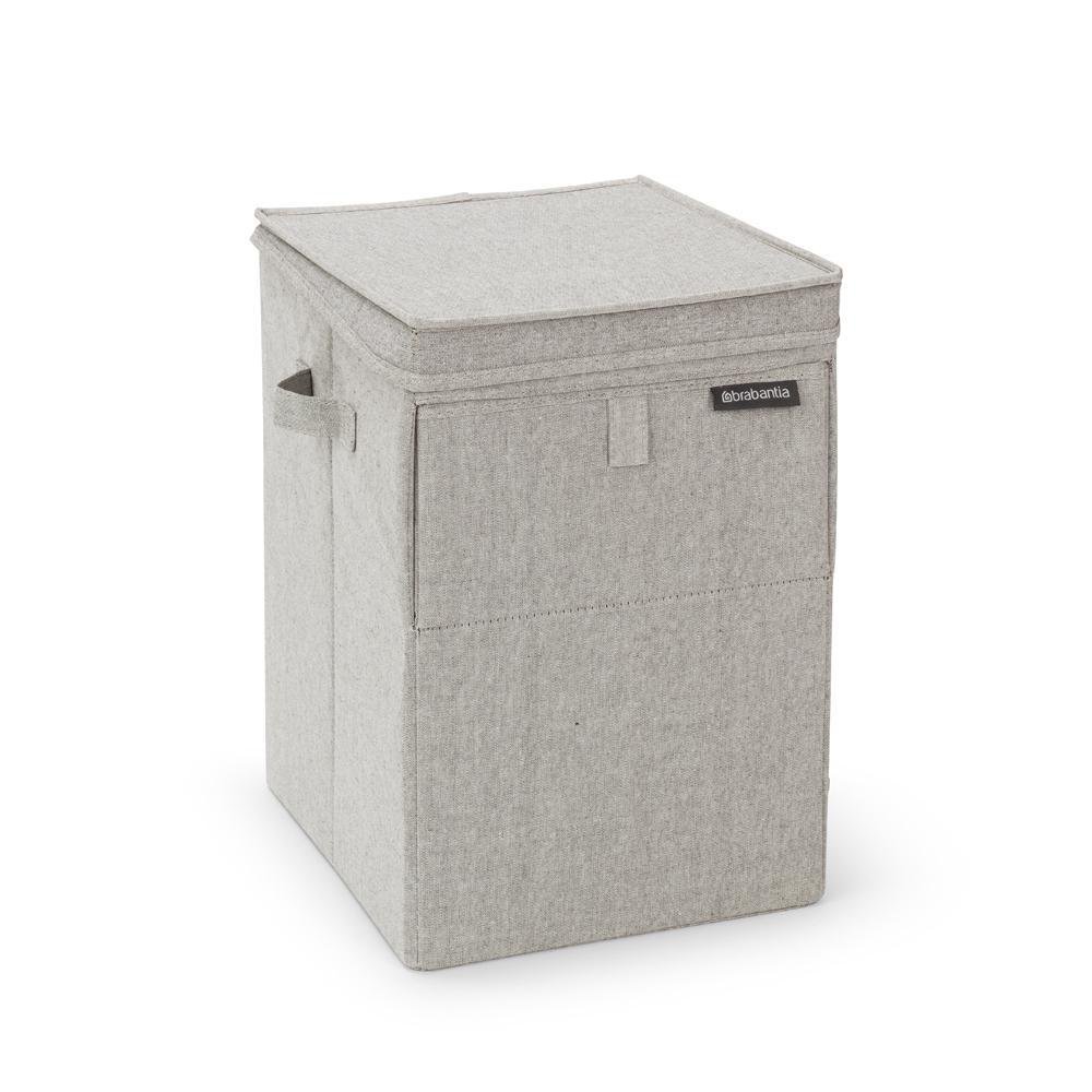 Caja de Lavandería Apilable de 35 L - Varios Colores Gris Claro