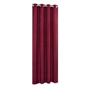 Cortina Color Corinto Diseño Corrugado De 135X240 Cm - Viva