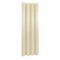 Cortina Color Beige Diseño Corrugado De 135X240 Cm - Viva