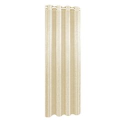 Cortina Color Beige Diseño Corrugado De 135X240 Cm - Viva