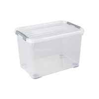 Caja Organizadora Apilable Con Agarradores De 65 L - Keter