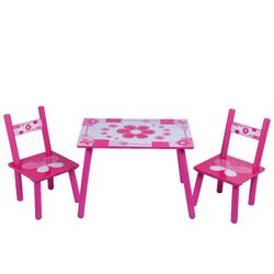 Set De Sillas Y Mesa Color Fucsia - Koala