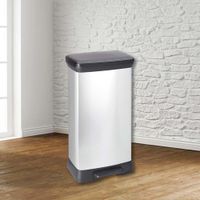 Basurero Rectangular Metálico De 50 Lts  - Keter