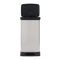 Basurero Rectangular Metálico De 50 Lts  - Keter