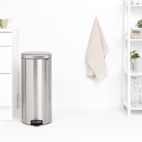 Basurero De Pedal Acero Plateado 30 L - Brabantia